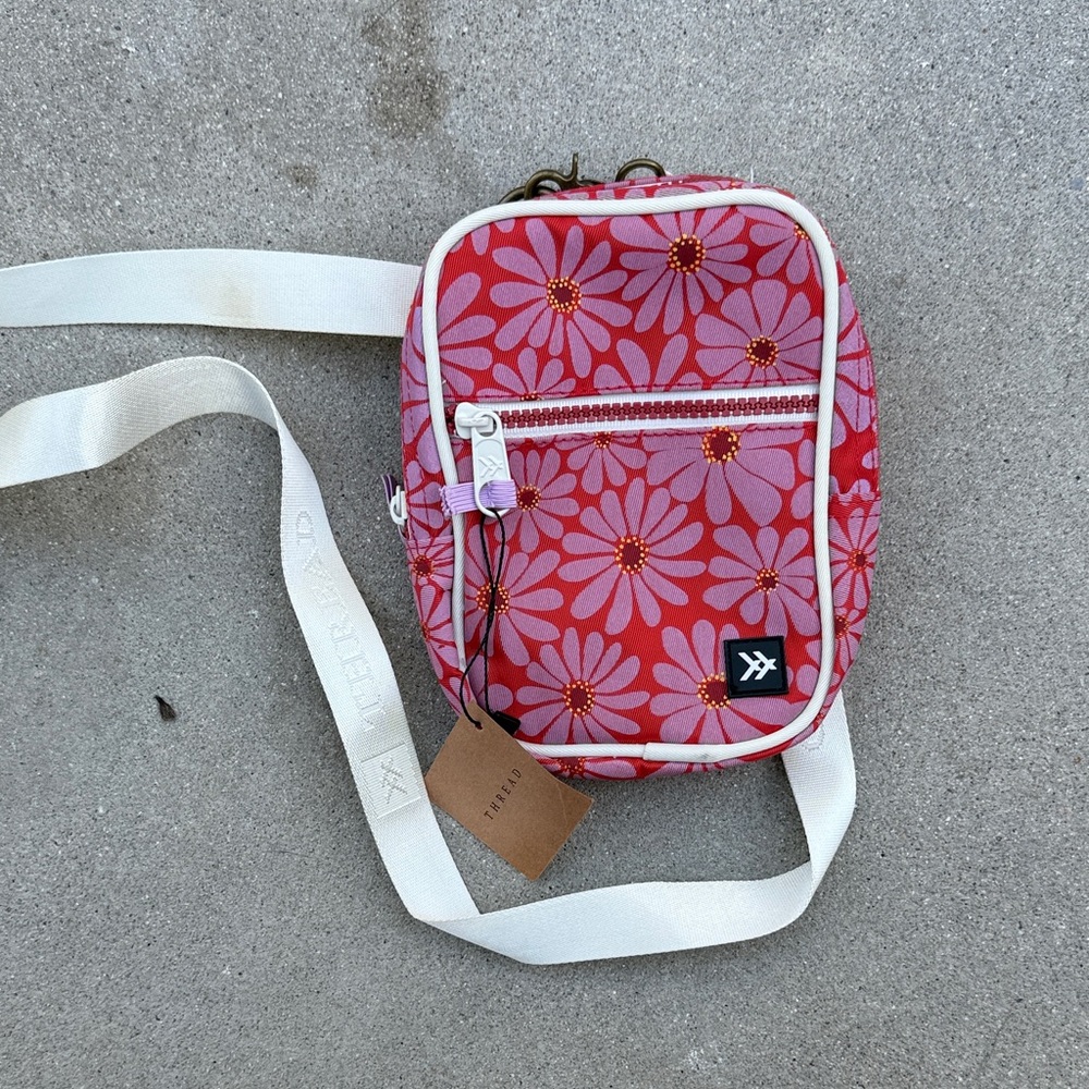 Floral THREAD Crossbody Bag